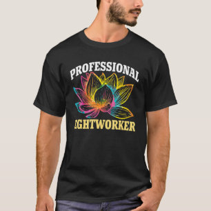 Camiseta profissional de saúde espiritual da reiki L