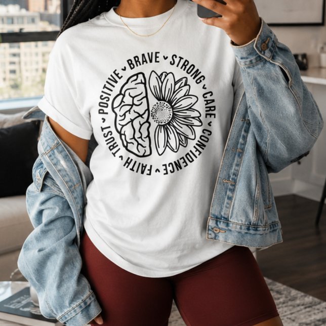 Camiseta Profissional de Saúde Mental Fofo, Conselheiro Esc (Criador carregado)