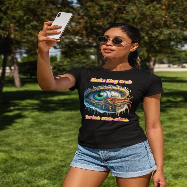 Camiseta Profundidades do engano A Cabelo dentro de um olho (Criador carregado)