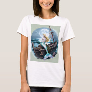 Camiseta Profundidades lunáticas: Sereia e a nave esquecida