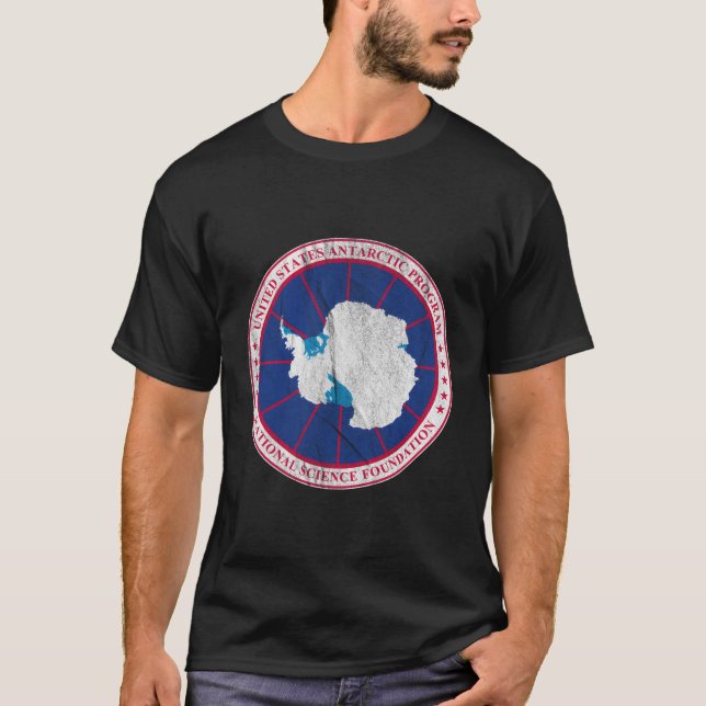 Camiseta Programa Antártico Usa Antártico (Frente)
