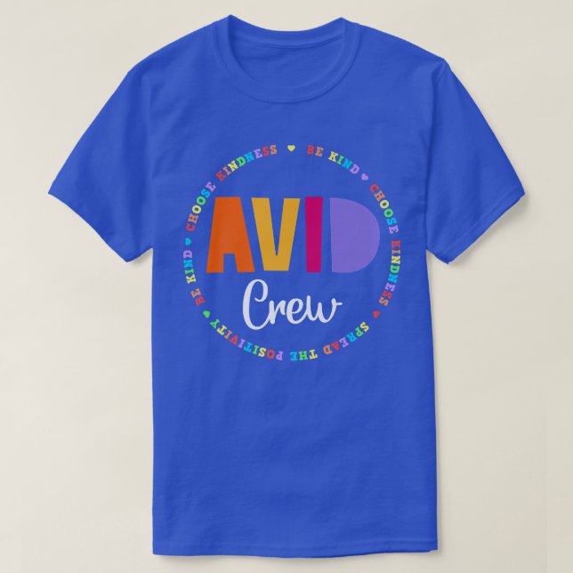 Camiseta Programa AVID da Equipe — Educador — Apreciação de (Frente do Design)