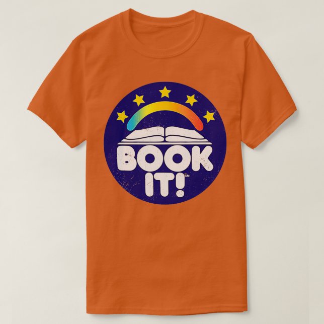 Camiseta Programa Book It Pizza Hut inspirado em vírgula an (Frente do Design)