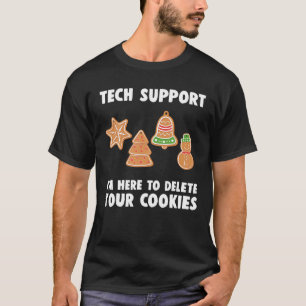 Camiseta Programa de computador de suporte técnico de Nata