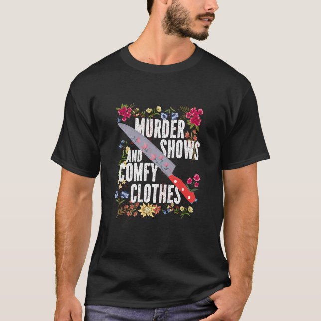 Camiseta Programa de Crime Real Assassinatos e Roupas Confo (Frente)