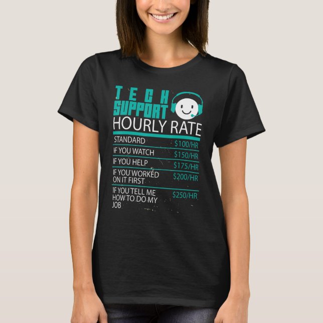 Camiseta Programa de desenvolvedores de software de taxa ho (Frente)
