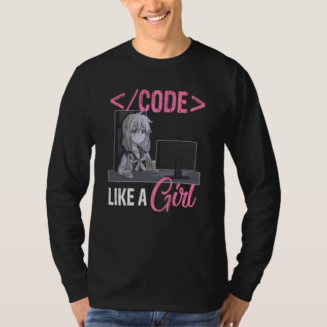 Camiseta Programa de Desenvolvimento de Software Code Like  (Frente)