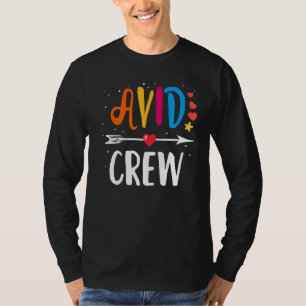 Camiseta Programa de Educação da Equipe Avid Apreciação de 