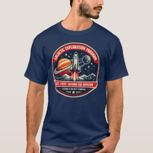 Camiseta Programa de Exploração Galáctica Missão Espacial V