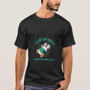 Camiseta Programa de Leitura do Verão de 2025 para as Mulhe