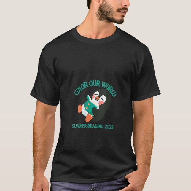 Camiseta Programa de Leitura do Verão de 2025 para as Mulhe (Frente)