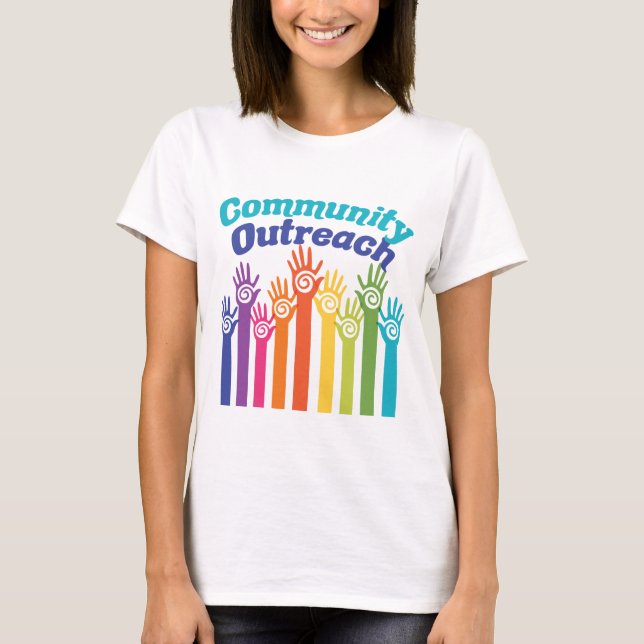 Camiseta Programa de Serviços de Sensibilização da Comunida (Frente)