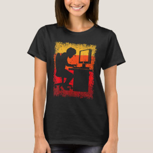 Camiseta Programa de Trabalho do Office Programação do Offi