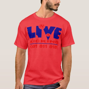 Camiseta Programa de TV britânico ao vivo e a Kicking