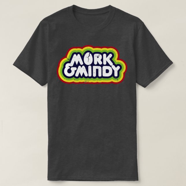 Camiseta Programa Mork Mindy 70s (Frente do Design)