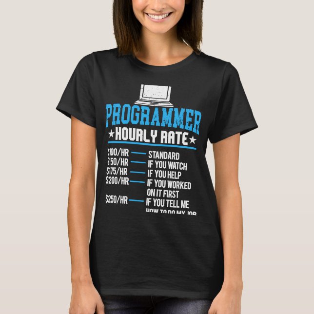 Camiseta Programação Codificação de Especialistas em Comput (Frente)