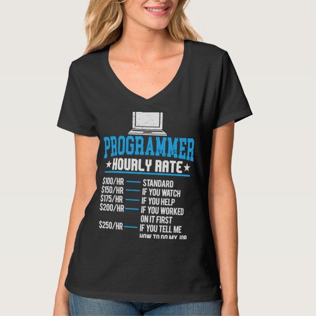 Camiseta Programação Codificação de Especialistas em Comput (Frente)
