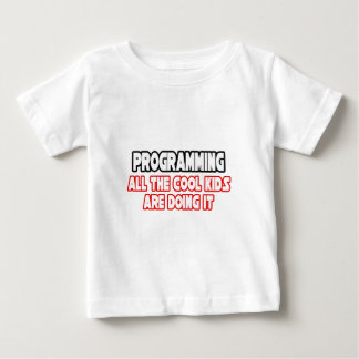 Camiseta Programação... Crianças Legal