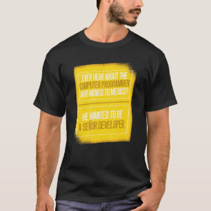 Camiseta Programação da Piada do Programador Mexicano