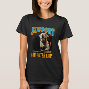 Camiseta Programação de Computador Labrador Retriever Softw