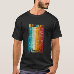 Camiseta Programação de Corrida de Fórmula de Circuitos de