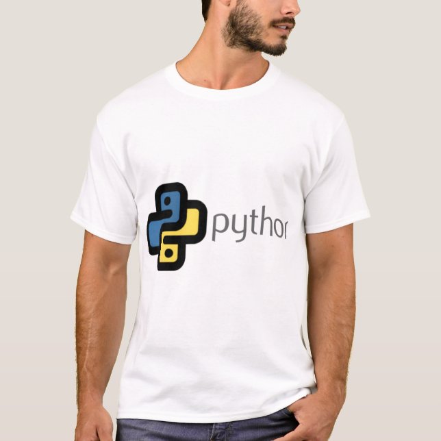 Camiseta Programação de Python (Frente)