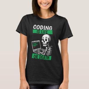 Camiseta Programação do esqueleto do programador - Codifica