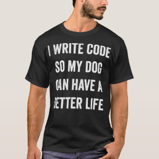 Camiseta Programação e Codificação para Cachorro de Engenhe