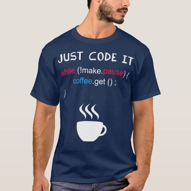Camiseta Programação engraçada de codificação de computador (Frente)
