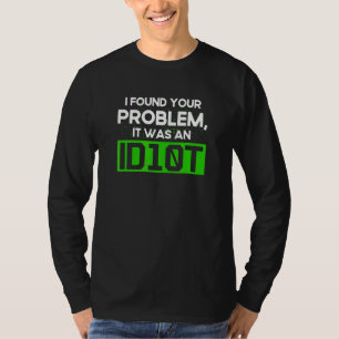 Camiseta Programação Idiota Sintaxe Programador Desenvolvim