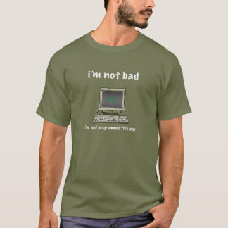 Camiseta Programação má