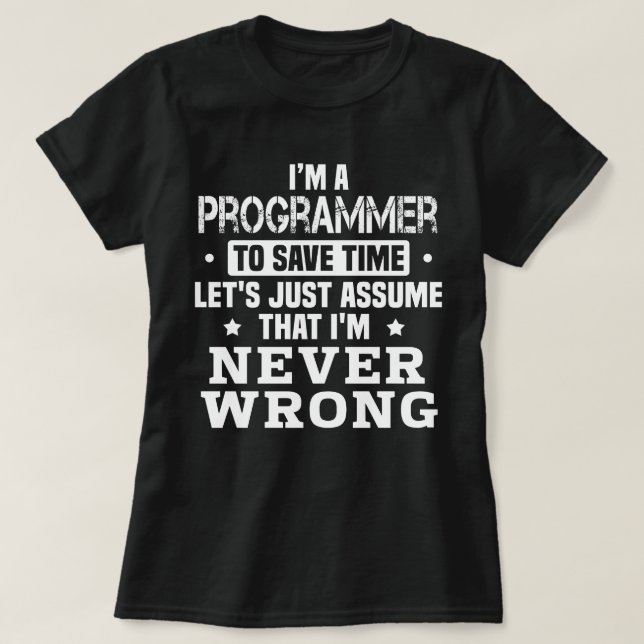 Camiseta Programador (Frente do Design)