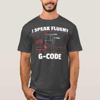 Camiseta Programador CNC Machinist - T Presente para Homens