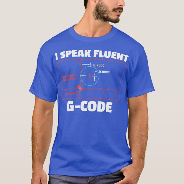 Camiseta Programador CNC Machinist - T Presente para Homens (Frente)