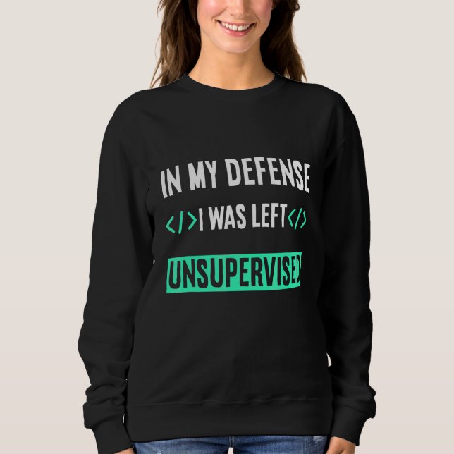 Camiseta Programador Coder Em Minha Defesa Eu Fui Deixado S (Frente)