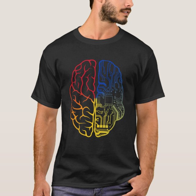Camiseta Programador Codificador Cérebro Programação Codifi (Frente)