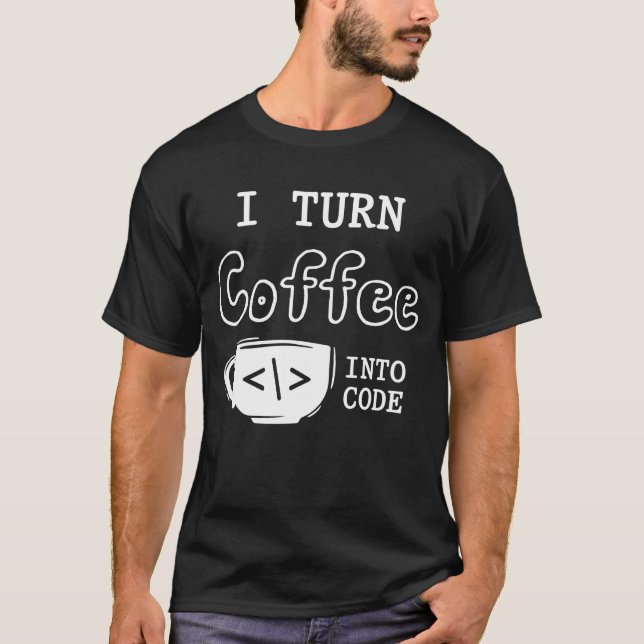 Camiseta Programador Codificador de software de Piada de ca (Frente)