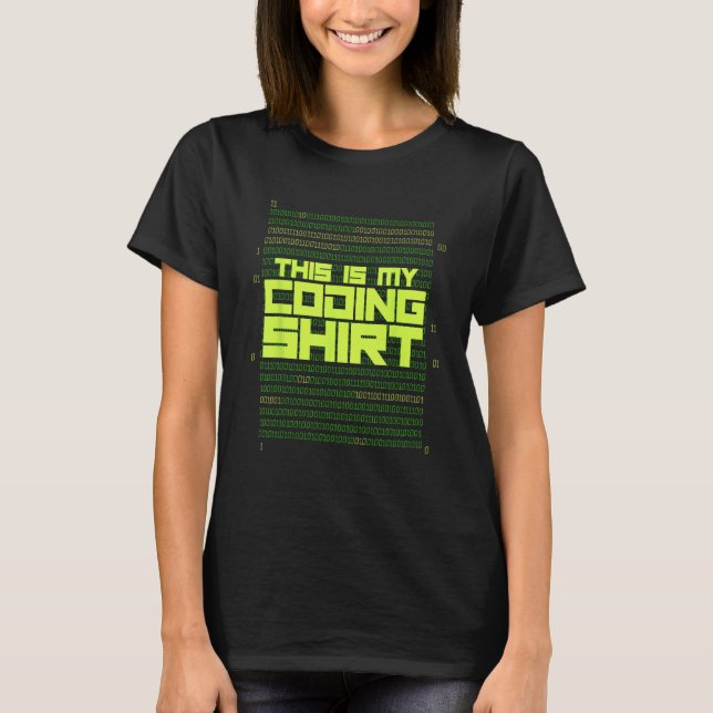 Camiseta Programador Codificador Desenvolvedor Web Este É M (Frente)