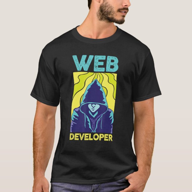 Camiseta Programador Codificando Linguagem de Programação D (Frente)