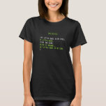 Camiseta Programador Coding Debugger Hacker Computer Scienc<br><div class="desc">Programador Coding Debugger Hacker Computer Science Dev 1.</div>