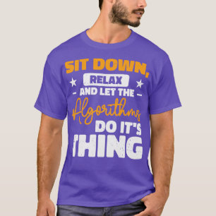Camiseta Programador de Algoritmo do Computador Inteligênci