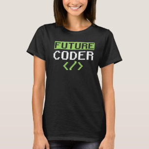 Camiseta Programador de Codificação de Códigos Futuros de C