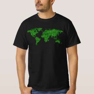 Camiseta Programador de Codificação de Computador do Mundo 