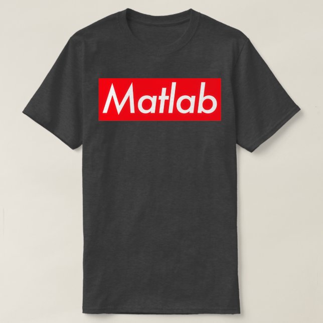 Camiseta Programador de Codificação de Matemática Matlab (Frente do Design)