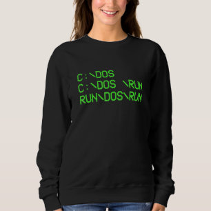 Camiseta Programador de computador C Dos C Executar Dos Exe