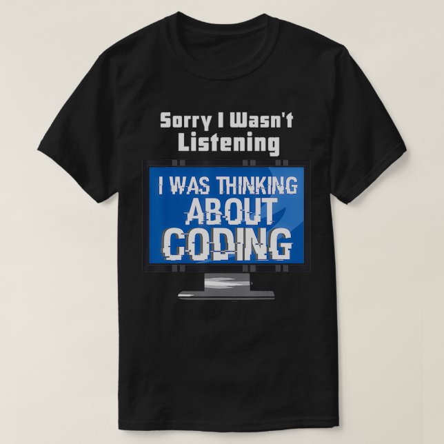 Camiseta Programador de computador dá codificação de progra (Frente do Design)