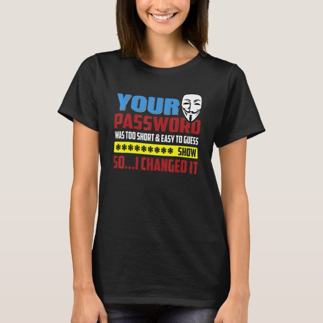 Camiseta Programador de Computador Nerd Hacker de Computado (Frente)