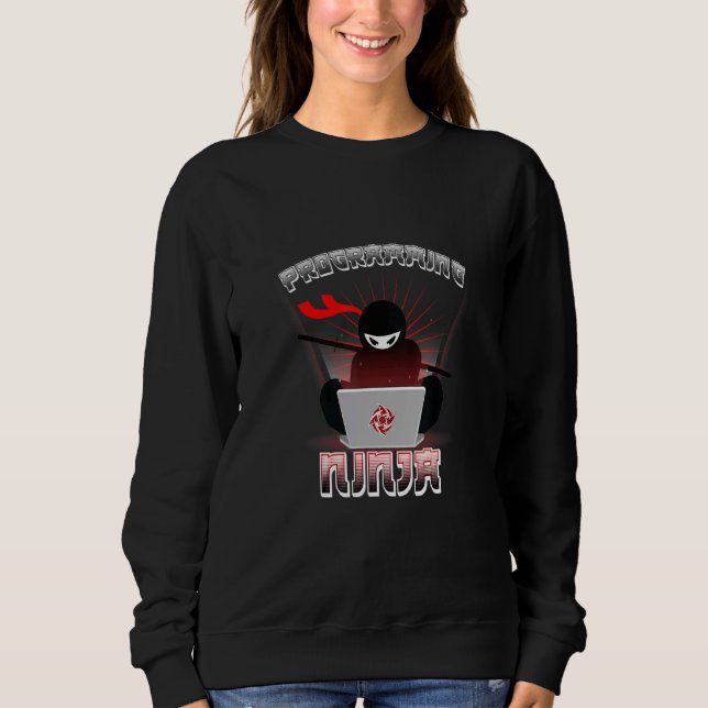 Camiseta Programador de Computador Ninja de Programação de  (Frente)
