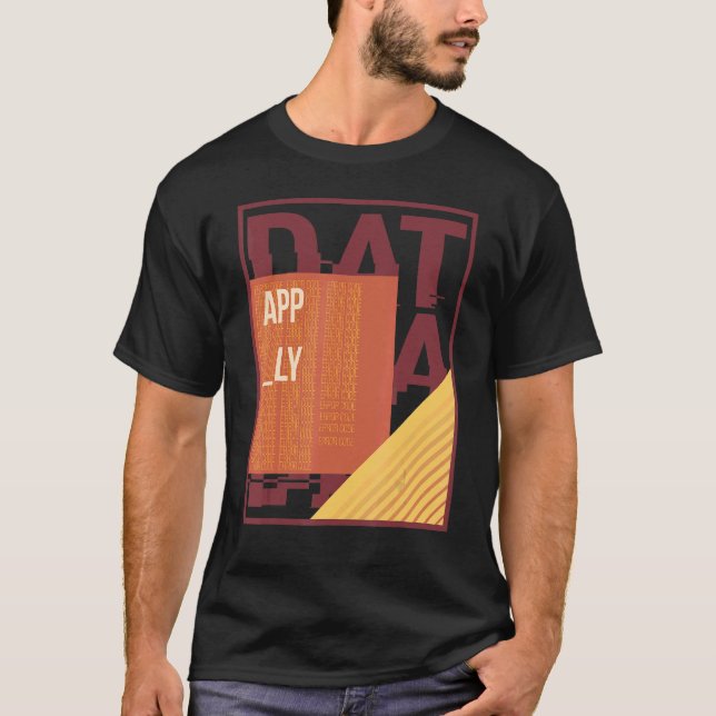 Camiseta Programador de Geek de Falha de Código Binário Ret (Frente)