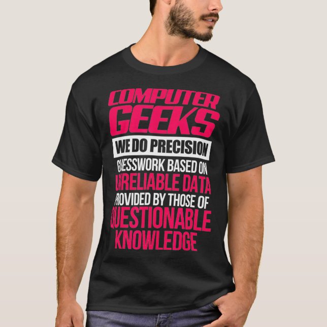 Camiseta Programador de Geeks do computador Programador Cod (Frente)